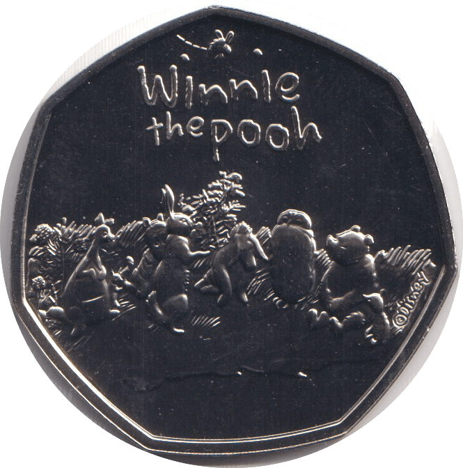 2021 BU 50P WINNIE THE POOH - WORLD COINS - Cambridgeshire Coins