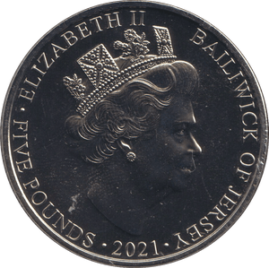 2021 BU FIVE POUNDS 95 YEARS - WORLD COINS - Cambridgeshire Coins