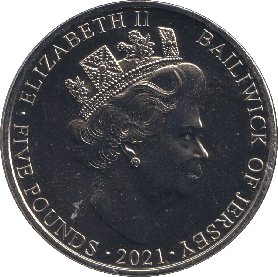 2021 BU FIVE POUNDS 95 YEARS - WORLD COINS - Cambridgeshire Coins