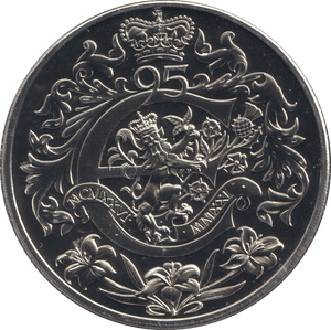 2021 BU FIVE POUNDS 95 YEARS - WORLD COINS - Cambridgeshire Coins