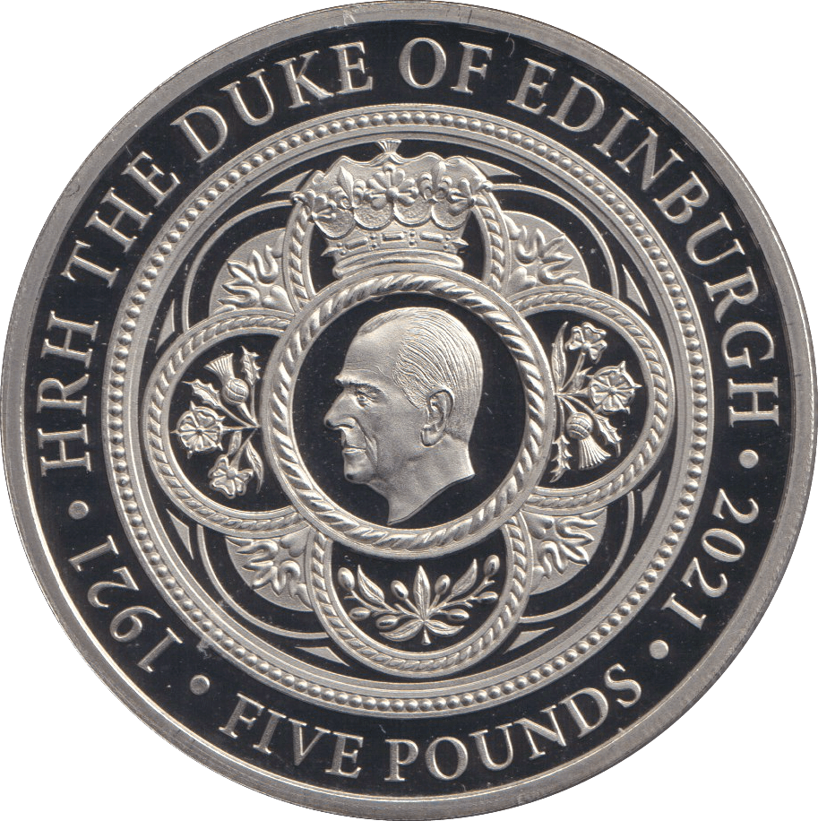 2021 BU FIVE POUNDS DUKE OF EDINBURGH - WORLD COINS - Cambridgeshire Coins