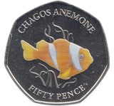 2021 CHAGOS ANEMONE 50P ( BU ) - Cambridgeshire Coins