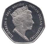 2021 CHAGOS ANEMONE 50P ( BU ) - Cambridgeshire Coins