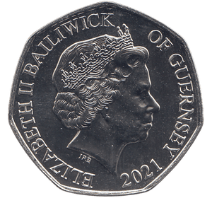 2021 CHRISTMAS 50P CAROL SINGING BAILIWICK OF GUERNSEY ( BU ) - 50p BU - Cambridgeshire Coins