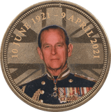 2021 COMMEMORATIVE PRINCE PHILIP MEDALLION - MEDALS & MEDALLIONS - Cambridgeshire Coins