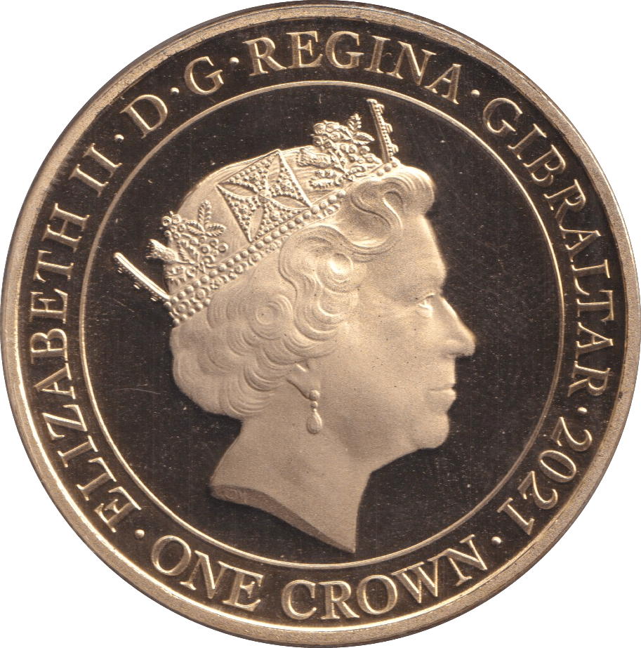 2021 CROWN ELIZABETH - WORLD COINS - Cambridgeshire Coins