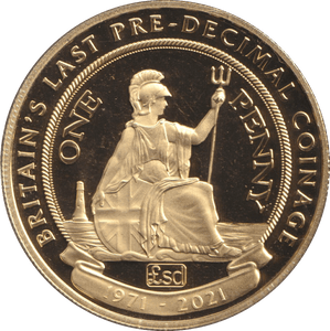 2021 CROWN ONE PENNY - WORLD COINS - Cambridgeshire Coins