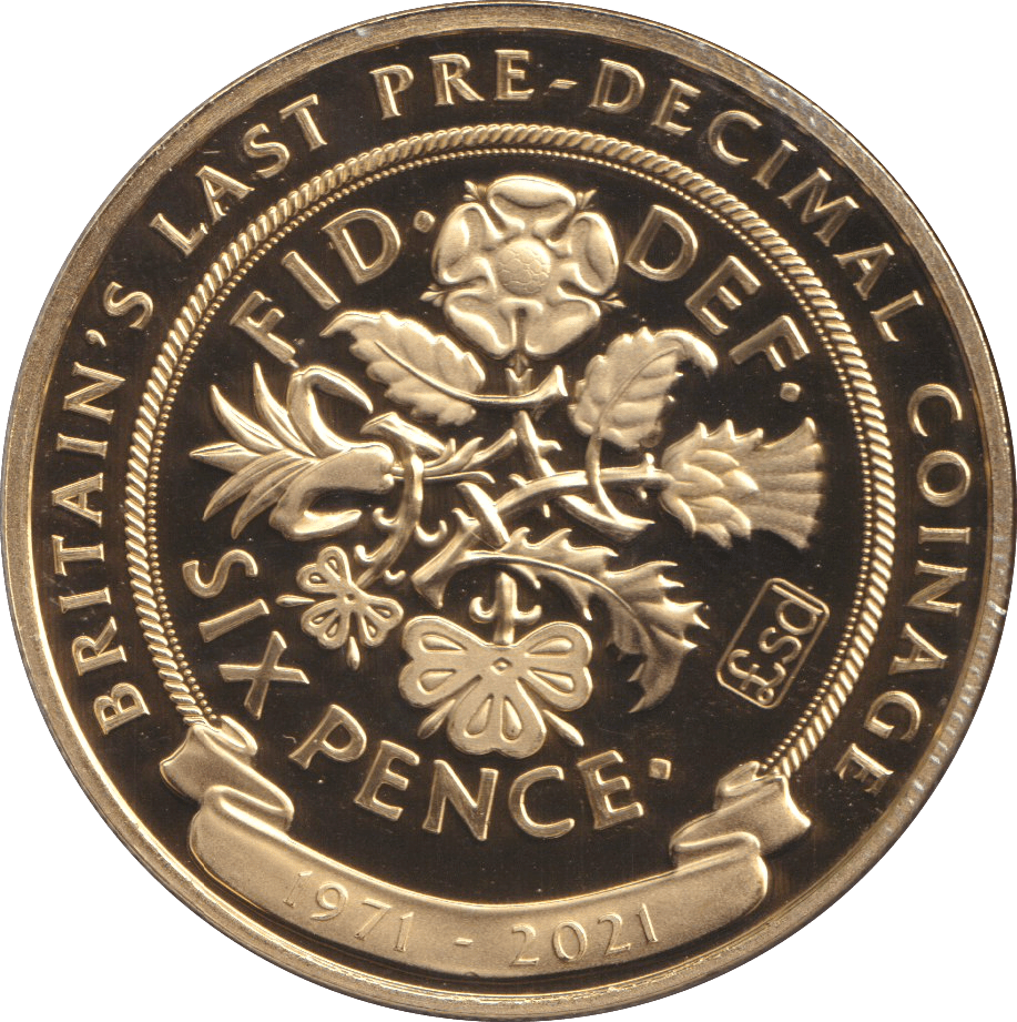 2021 CROWN SIXPENCE - WORLD COINS - Cambridgeshire Coins