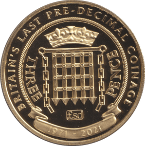 2021 CROWN THREE PENCE - WORLD COINS - Cambridgeshire Coins