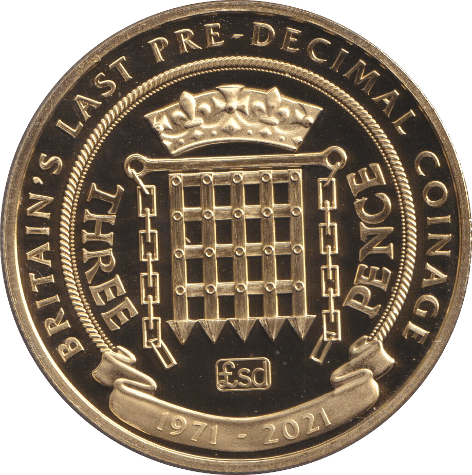 2021 CROWN THREE PENCE - WORLD COINS - Cambridgeshire Coins