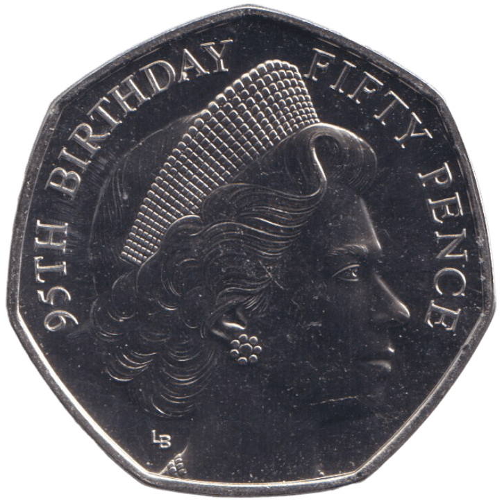 2021 ELIZABETH II 95TH BIRTHDAY 50P ISLE OF MAN ( BU ) - 50P REGIONAL ISSUE - Cambridgeshire Coins