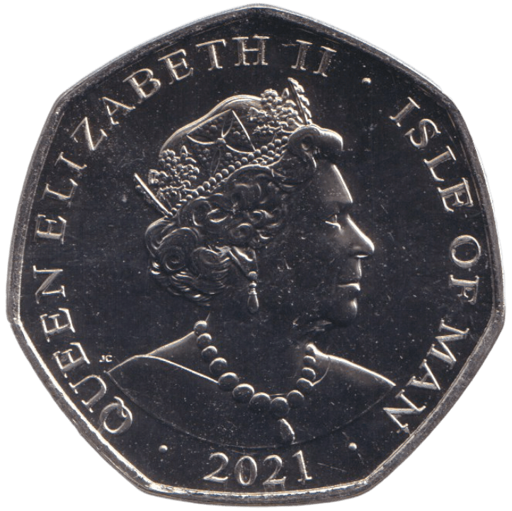2021 ELIZABETH II 95TH BIRTHDAY 50P ISLE OF MAN ( BU ) - 50P REGIONAL ISSUE - Cambridgeshire Coins