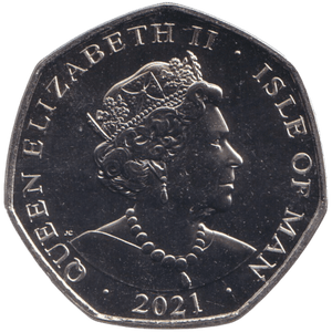 2021 ELIZABETH II 95TH BIRTHDAY 50P ISLE OF MAN ( BU ) - 50P REGIONAL ISSUE - Cambridgeshire Coins