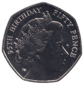 2021 ELIZABETH II 95TH BIRTHDAY 50P ISLE OF MAN ( BU ) - 50P REGIONAL ISSUE - Cambridgeshire Coins