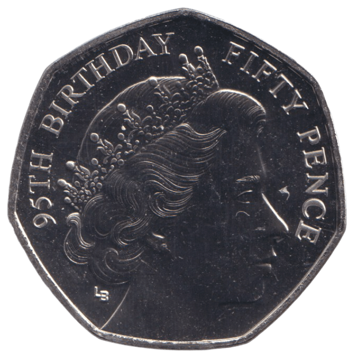2021 ELIZABETH II 95TH BIRTHDAY 50P ISLE OF MAN ( BU ) - 50P REGIONAL ISSUE - Cambridgeshire Coins