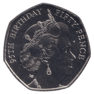 2021 ELIZABETH II 95TH BIRTHDAY 50P ISLE OF MAN ( BU ) - 50P REGIONAL ISSUE - Cambridgeshire Coins