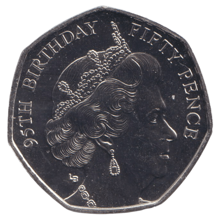 2021 ELIZABETH II 95TH BIRTHDAY 50P ISLE OF MAN ( BU ) - 50P REGIONAL ISSUE - Cambridgeshire Coins