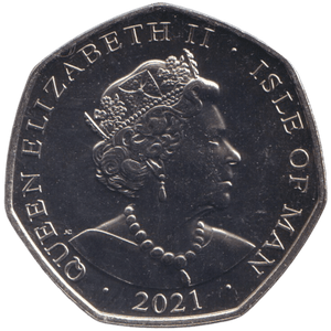 2021 ELIZABETH II 95TH BIRTHDAY 50P ISLE OF MAN ( BU ) - 50P REGIONAL ISSUE - Cambridgeshire Coins