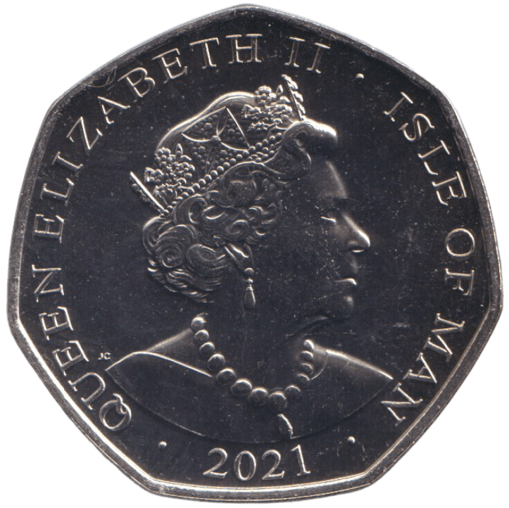 2021 ELIZABETH II 95TH BIRTHDAY 50P ISLE OF MAN ( BU ) - 50P REGIONAL ISSUE - Cambridgeshire Coins