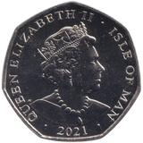 2021 ELIZABETH II 95TH BIRTHDAY 50P ISLE OF MAN ( BU ) - 50P REGIONAL ISSUE - Cambridgeshire Coins