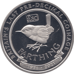 2021 FARTHING BRITAIN'S LAST PRE - DECIMAL COINAGE - WORLD COINS - Cambridgeshire Coins