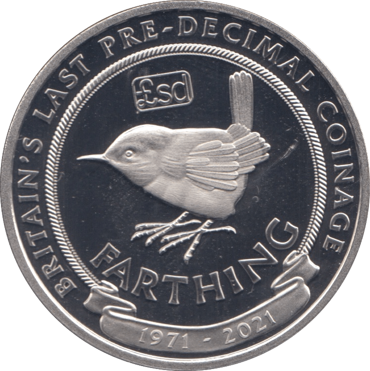 2021 FARTHING BRITAIN'S LAST PRE - DECIMAL COINAGE - WORLD COINS - Cambridgeshire Coins