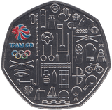 2021 FIFTY PENCE 50P BRILLIANT UNCIRCULATED TEAM GB TOKYO OLYMPICS - 50p BU - Cambridgeshire Coins