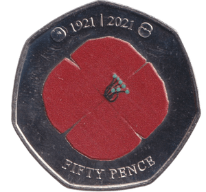 2021 FIFTY PENCE BAILIWICK OF JERSEY ( BU ) - 50P REGIONAL ISSUES - Cambridgeshire Coins