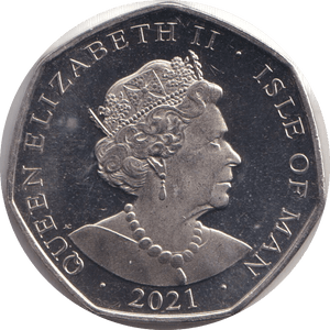 2021 FIFTY PENCE - IOM GOAT - WORLD COINS - Cambridgeshire Coins
