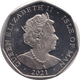 2021 FIFTY PENCE - IOM GOAT - WORLD COINS - Cambridgeshire Coins
