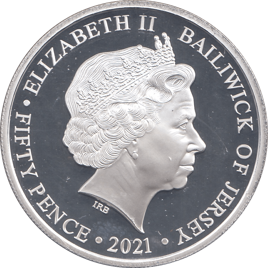 2021 FIFTY PENCE JERSEY - WORLD COINS - Cambridgeshire Coins