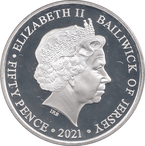 2021 FIFTY PENCE JERSEY - WORLD COINS - Cambridgeshire Coins