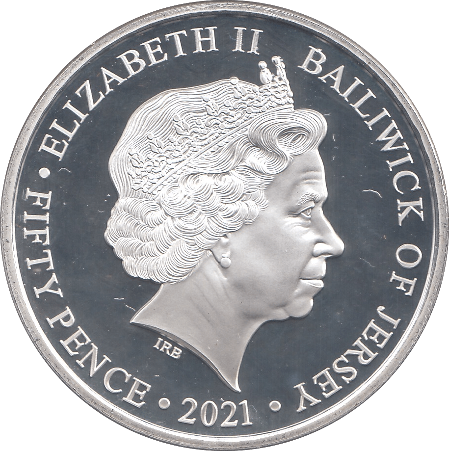 2021 FIFTY PENCE JERSEY - WORLD COINS - Cambridgeshire Coins