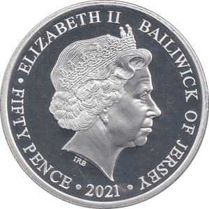 2021 FIFTY PENCE JERSEY - WORLD COINS - Cambridgeshire Coins