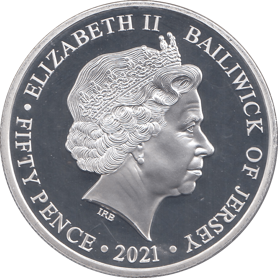 2021 FIFTY PENCE JERSEY - WORLD COINS - Cambridgeshire Coins