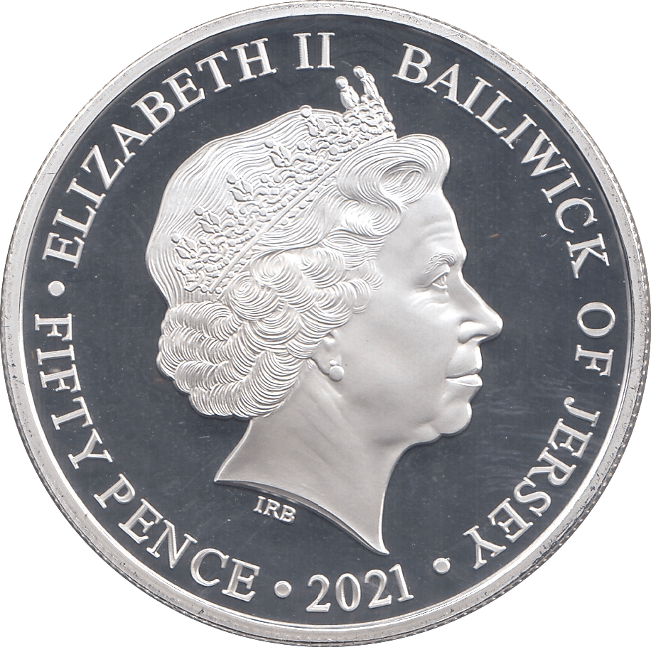 2021 FIFTY PENCE JERSEY - WORLD COINS - Cambridgeshire Coins