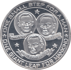 2021 FIRST FOOT PRINTS ON THE MOON COMMEMORATIVE COIN ( PROOF ) - WORLD COINS - Cambridgeshire Coins