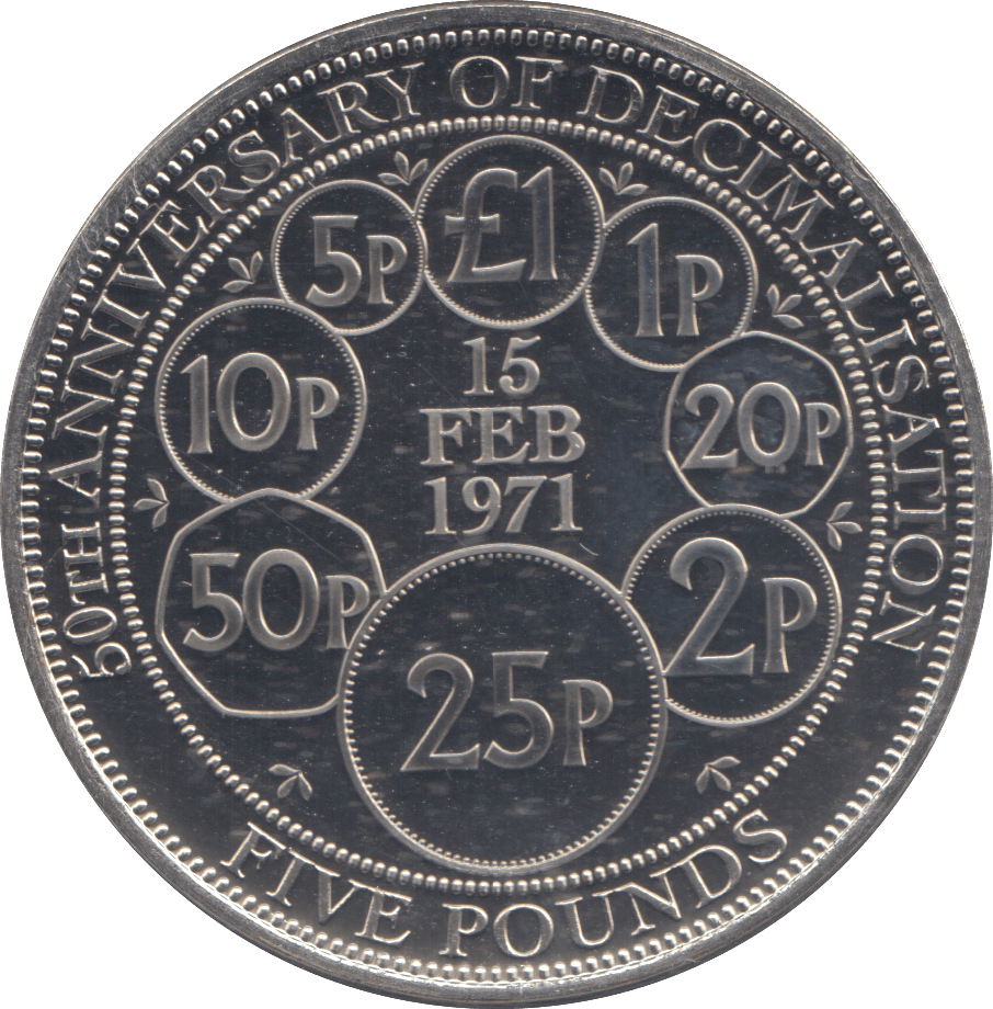 2021 FIVE POUND COIN ISLE OF MAN - WORLD COINS - Cambridgeshire Coins