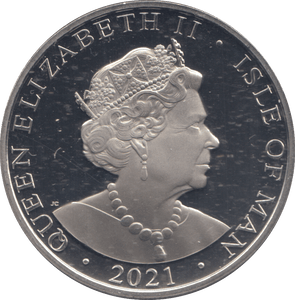 2021 FIVE POUND COIN ISLE OF MAN - WORLD COINS - Cambridgeshire Coins