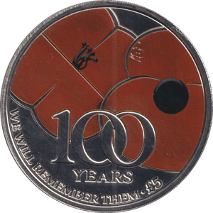 2021 FIVE POUNDS 100 YEARS BAILIWICK OF JERSEY - WORLD COINS - Cambridgeshire Coins
