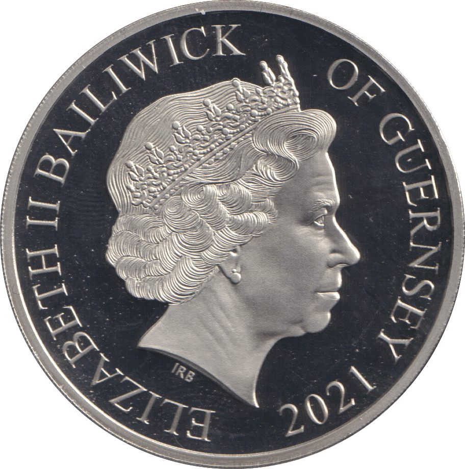 2021 FIVE POUNDS GUERNSEY DofE - WORLD COINS - Cambridgeshire Coins