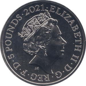 2021 FIVE POUNDS WE WILL REMEMBER THEM - WORLD COINS - Cambridgeshire Coins