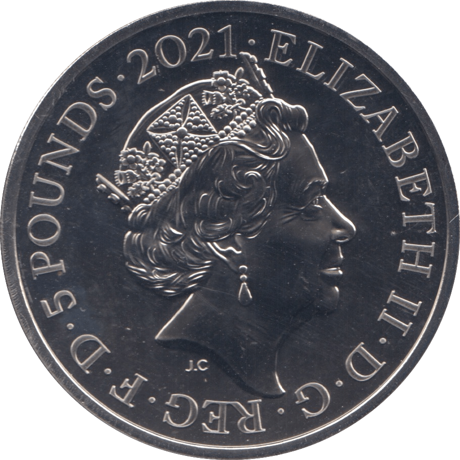 2021 FIVE POUNDS WE WILL REMEMBER THEM - WORLD COINS - Cambridgeshire Coins