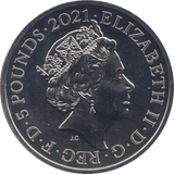 2021 FIVE POUNDS WE WILL REMEMBER THEM - WORLD COINS - Cambridgeshire Coins