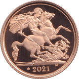 2021 GOLD HALF SOVEREIGN ( PROOF ) - HALF SOVEREIGN - Cambridgeshire Coins