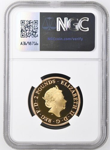 2021 GOLD PROOF £2 WELLS NGC PF70 ULTRA CAMEO - NGC GOLD £2 - Cambridgeshire Coins
