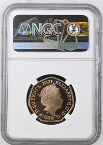 2021 GOLD PROOF 50P DECIMAL DAY ULTRA CAMEO PF 70 - NGC GOLD 50P - Cambridgeshire Coins
