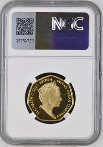 2021 GOLD PROOF FATHER CHRISTMAS 50P BRITISH INDIAN OCEAN TERRITORIES ( NGC ) PF 69 ULTRA CAMEO - NGC GOLD COINS - Cambridgeshire Coins
