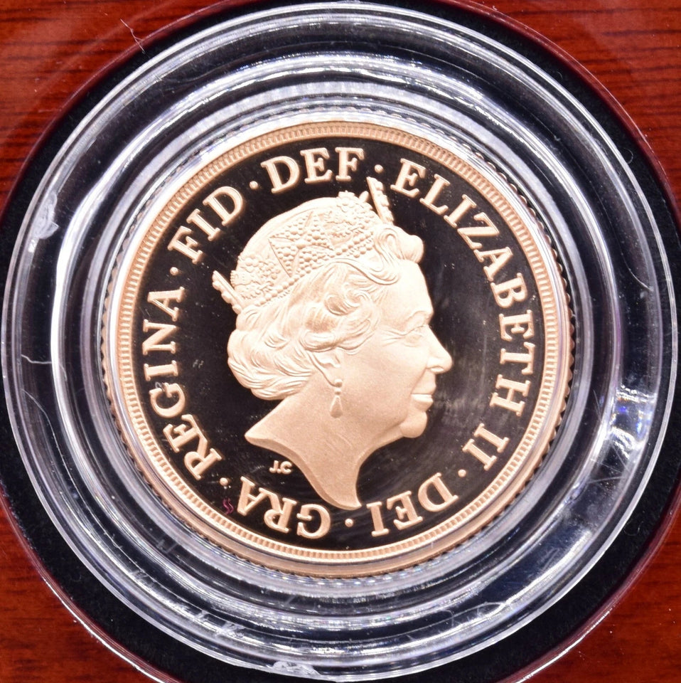 2021 GOLD PROOF SOVEREIGN BOXED - GOLD PROOF SOVEREIGNS - Cambridgeshire Coins