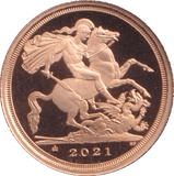 2021 GOLD QUARTER SOVEREIGN ( PROOF ) - QUARTER SOVEREIGN - Cambridgeshire Coins